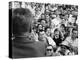 Democratic Presidential Candidate John F. Kennedy Speaking to Supporters at a Rally-Paul Schutzer-Premier Image Canvas