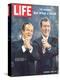 Democratic Primary Winners, Pres Candidate Hubert Humphrey and VP Edmund Muskie, September 6, 1968-Lee Balterman-Premier Image Canvas