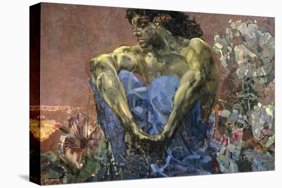 Demon Seated in a Garden, 1890-Mikhail Vrubel-Premier Image Canvas
