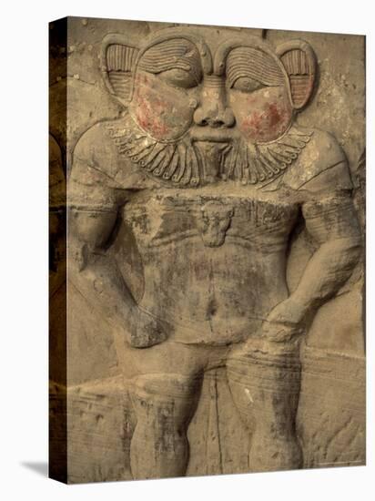 Dendera Temple, Temple of Hathor, and God Bes, Egypt-Claudia Adams-Premier Image Canvas