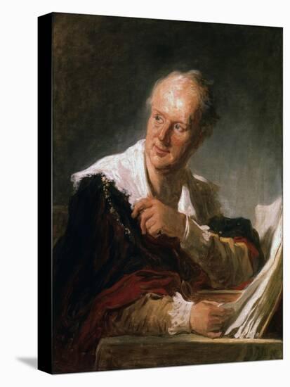 Denis Diderot, 18th Century French Man of Letters and Encyclopaedist, C1755-1784-Jean-Honore Fragonard-Premier Image Canvas