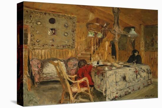 Denise Natanson and Marcelle Aron at the Summer House, Villerville, Normandie-Edouard Vuillard-Premier Image Canvas