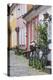 Denmark, Jutland, Aalborg, Houses Along Hjelmerstald Street-Walter Bibikow-Premier Image Canvas