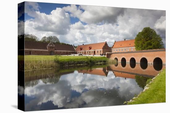 Denmark, Jutland, Auning, Gammel Estrup Manor House, Manor Buildings-Walter Bibikow-Premier Image Canvas