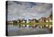 Denmark, Jutland, Ribe, Buildings by the Ribe River-Walter Bibikow-Premier Image Canvas