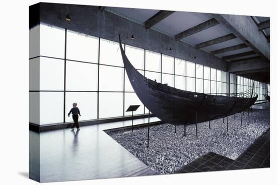 Denmark, Roskilde, Viking Ship at Viking Ship Museum, Viking Civilization, 8th-11th Century-null-Premier Image Canvas