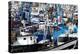 Densely Crowded Fishing Boats Moored in Tangier Fishing Harbour, Tangier, Morocco-Mick Baines & Maren Reichelt-Premier Image Canvas