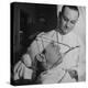 Dentist Working on a Soldier's Mouth at the Ft. Meade and Walter Reed Dental Hospital-George Strock-Premier Image Canvas