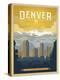 Denver: The Mile High City-Anderson Design Group-Stretched Canvas