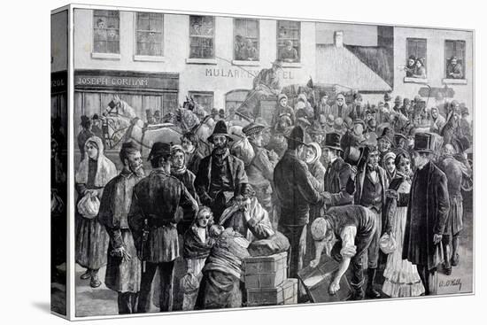 Departure of Irish Emigrants for the United States-null-Premier Image Canvas