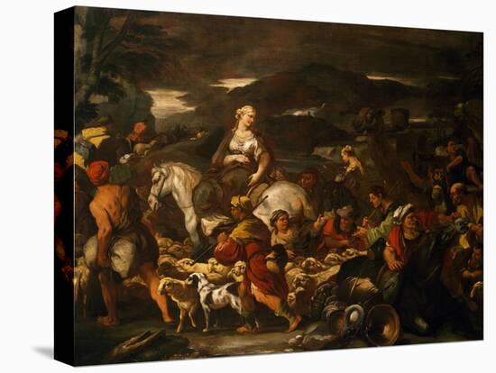 Departure of Rebecca-Luca Giordano-Premier Image Canvas