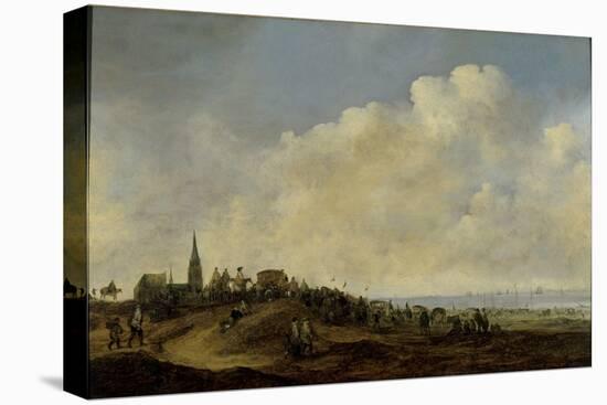Departure of William II for England from the Beach at Scheveningen, 1641-Maerten Fransz van der Hulst-Premier Image Canvas