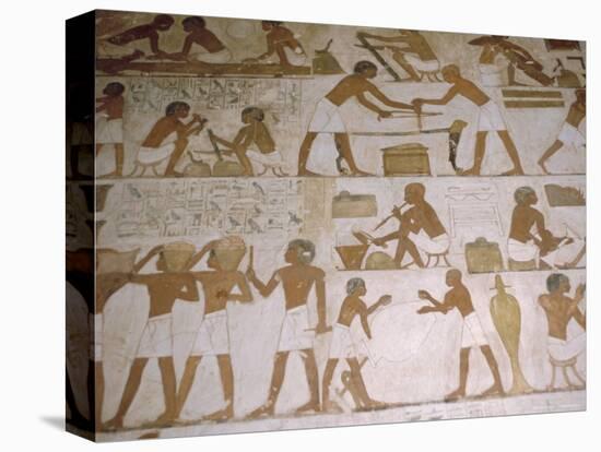 Depictions of Everday Life, Tomb of Renhuire, Thebes, Egypt-Richard Ashworth-Premier Image Canvas