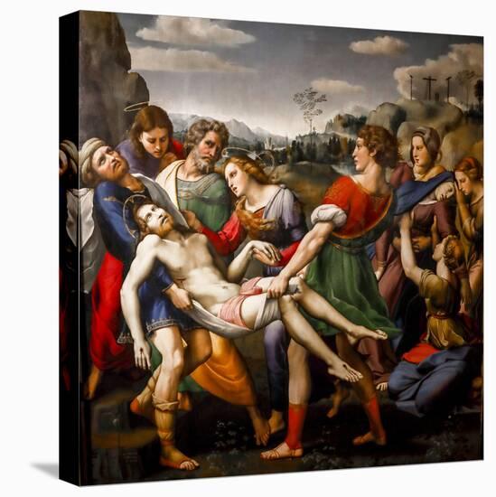 Deposition, 1507 Oil on Panel-Raphael-Premier Image Canvas