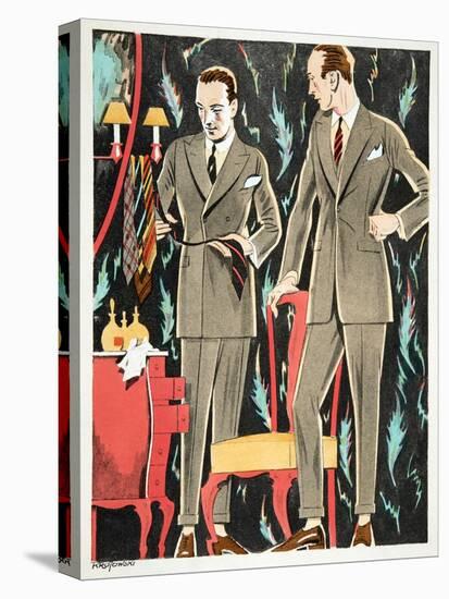 Der Arbiter, Outfits by Fasskessel & Muntmann, from Styl, Pub.1922 (Pochoir Print)-German School-Premier Image Canvas