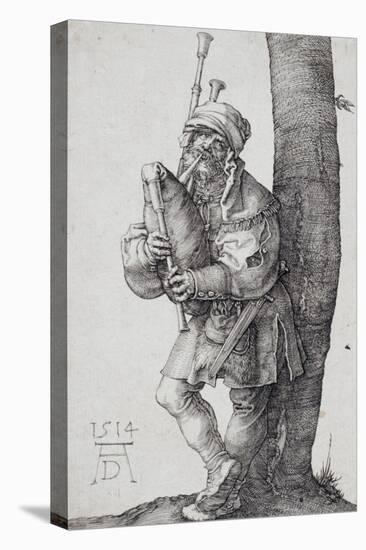 Der Dudelsackpfeifer. 1514-Albrecht Durer-Premier Image Canvas