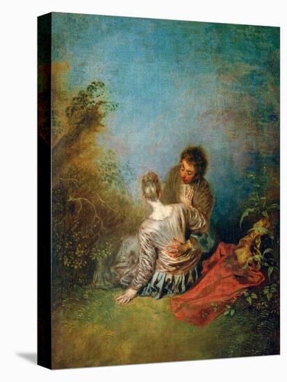 Der Faux Pas-Jean Antoine Watteau-Premier Image Canvas