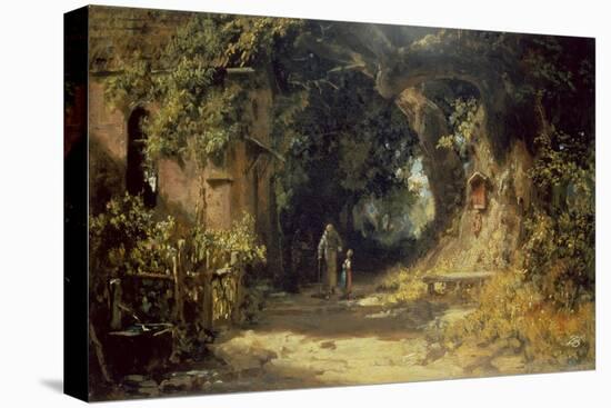 Der Klausner-Carl Spitzweg-Premier Image Canvas