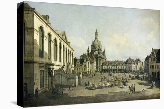 Der Neumarkt Zu Dresden, Vom Juedenhofe Gesehen, 1749-Bernardo Bellotto-Premier Image Canvas