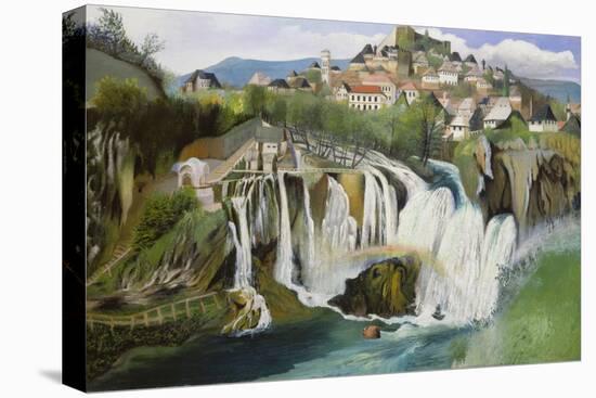 Der Wasserfall Von Jajce, 1903-Tivadar Csontvary Kosztka-Premier Image Canvas