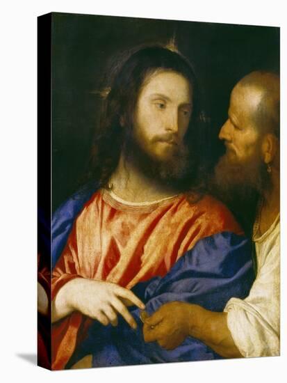 Der Zinsgroschen-Titian (Tiziano Vecelli)-Premier Image Canvas