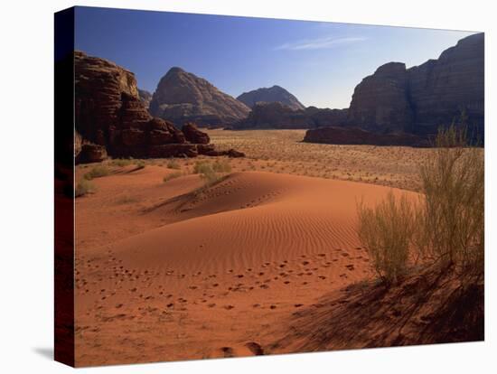 Desert at Wadi Rum, Jordan, Middle East-Fred Friberg-Premier Image Canvas