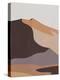 Desert Dunes II-Annie Warren-Stretched Canvas