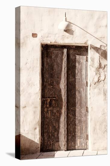 Desert Home - Old Brown Door-Philippe HUGONNARD-Premier Image Canvas