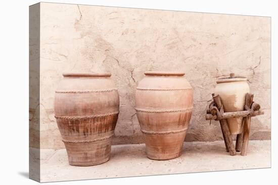 Desert Home - Three Terracotta Jars-Philippe HUGONNARD-Premier Image Canvas