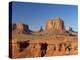 Desert Landscape with Rock Formations in Monument Valley, Arizona, USA-null-Premier Image Canvas