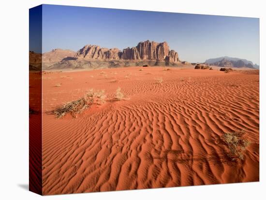 Desert Sands, Wadi Rum Desert and Jebel Qattar Mountain, Jordan-Michele Falzone-Premier Image Canvas