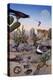 Desert Scene with Falcon and Cactus, a Fox and Other Desert Animals-Tim Knepp-Premier Image Canvas