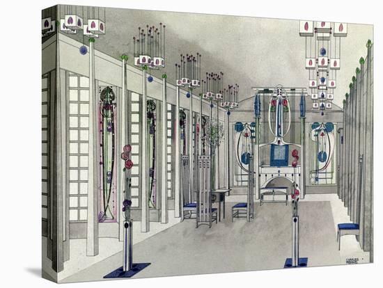 Design for a Music Room with Panels by Margaret Macdonald Mackintosh 1901-Charles Rennie Mackintosh-Premier Image Canvas