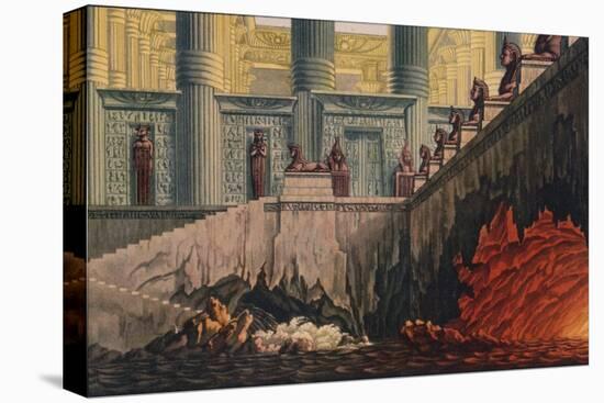 Design for a Production of Mozart's Opera 'Die Zauberflote' (The Magic Flute), 1816-Karl Friedrich Schinkel-Premier Image Canvas