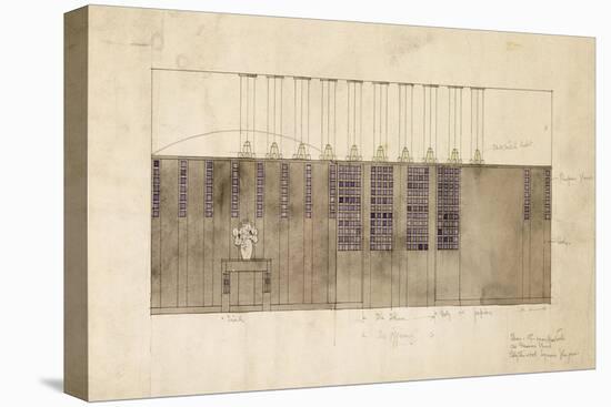 Design for a Wall, Table and Doors, for A.S. Ball, Berlin, 1905-Charles Rennie Mackintosh-Premier Image Canvas