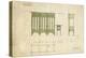 Design for Benches and a Table, Shown in Elevation and Section Plan, 1898-Charles Rennie Mackintosh-Premier Image Canvas