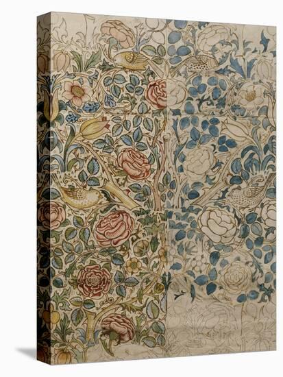 Design for Chintz: Rose-William Morris-Premier Image Canvas