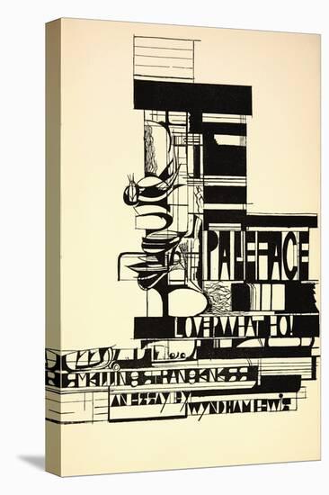 Design for Paleface-Wyndham Lewis-Premier Image Canvas