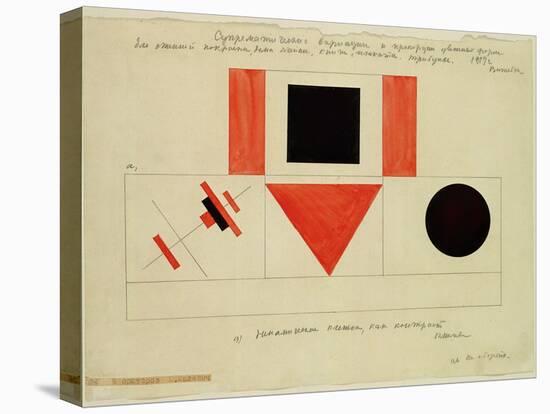 Design for the Speaker's Rostrum, 1919-Kasimir Malevich-Premier Image Canvas