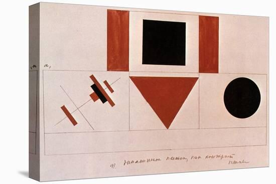 Design for the Speaker's Rostrum, 1919-Kazimir Malevich-Premier Image Canvas