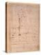 Design for the Tomb of Pope Julius Ii (1453-1513) (Brown Ink on Paper) (Verso)-Michelangelo Buonarroti-Premier Image Canvas