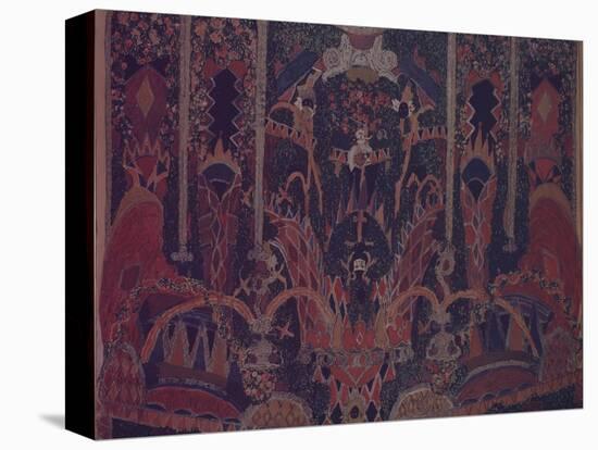 Design of Masquerade Curtain for the Theatre Play the Masquerade by M. Lermontov, 1917-Alexander Yakovlevich Golovin-Premier Image Canvas