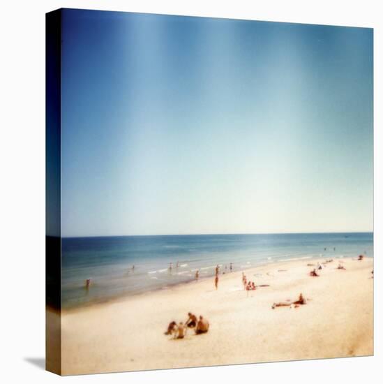 Designed Retro Photo: Sunny Day on the Beach-donatas1205-Premier Image Canvas