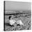 Designer Charles Eames Sitting on a Beach Near His Home-Peter Stackpole-Premier Image Canvas