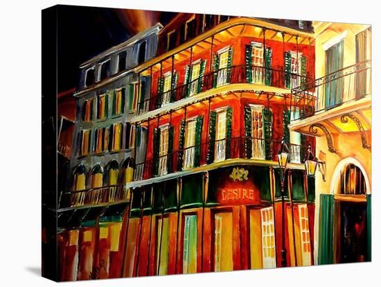 Desire Oyster Bar On Bourbon Street-Diane Millsap-Stretched Canvas