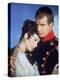 Desiree by Henry Koster with Jean Simmons, Marlon Brando (dans le role by Napoleon, 1954 (photo)-null-Stretched Canvas