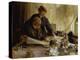 "Despatches - Is He Mentioned", 1917-Edgar Bundy-Premier Image Canvas