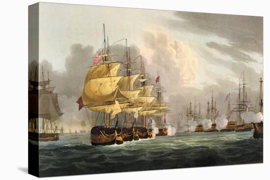 Destruction of Danish Fleet, Copenhagen, c.1801-Thomas Whitcombe-Premier Image Canvas