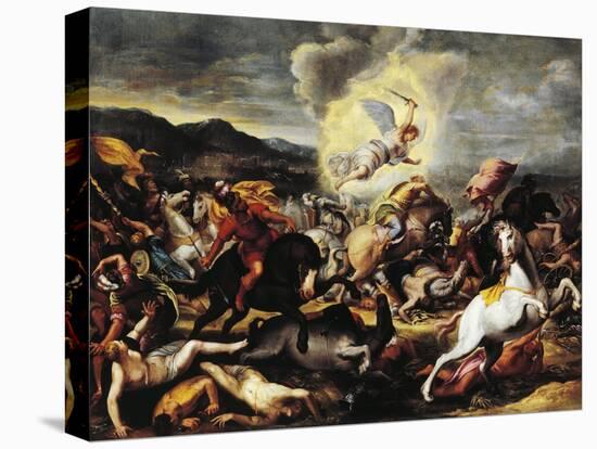 Destruction of the Armies of Sennacherib, Late 16th-Early 17th Century-null-Premier Image Canvas