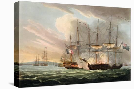 Destruction of the French Fleet in Basque Roads, April 12th 1809-Thomas Whitcombe-Premier Image Canvas